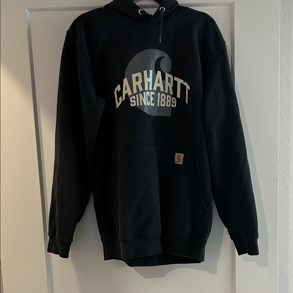 Carhartt Black Hoodie with Logo